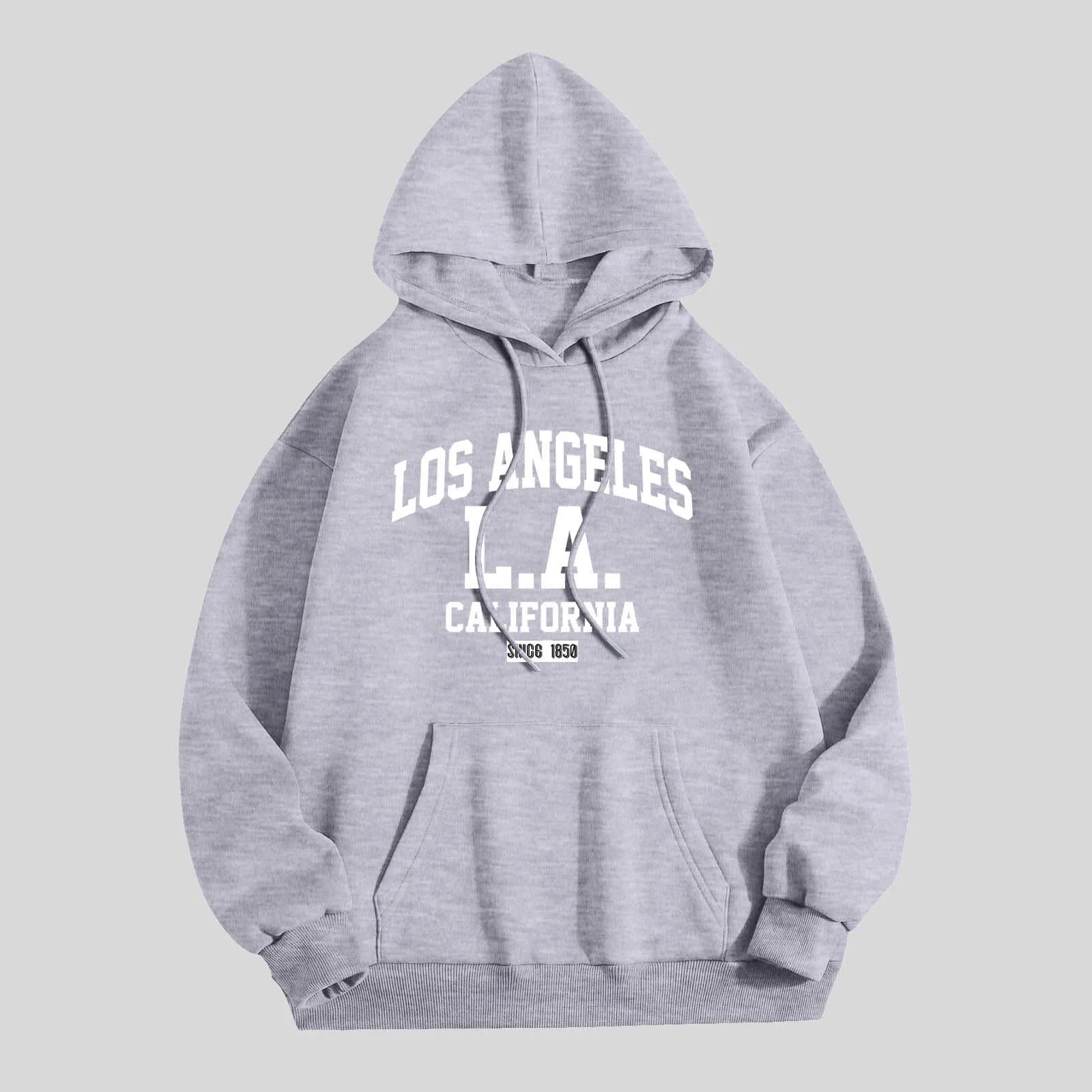 Brushed Letter Hoodie